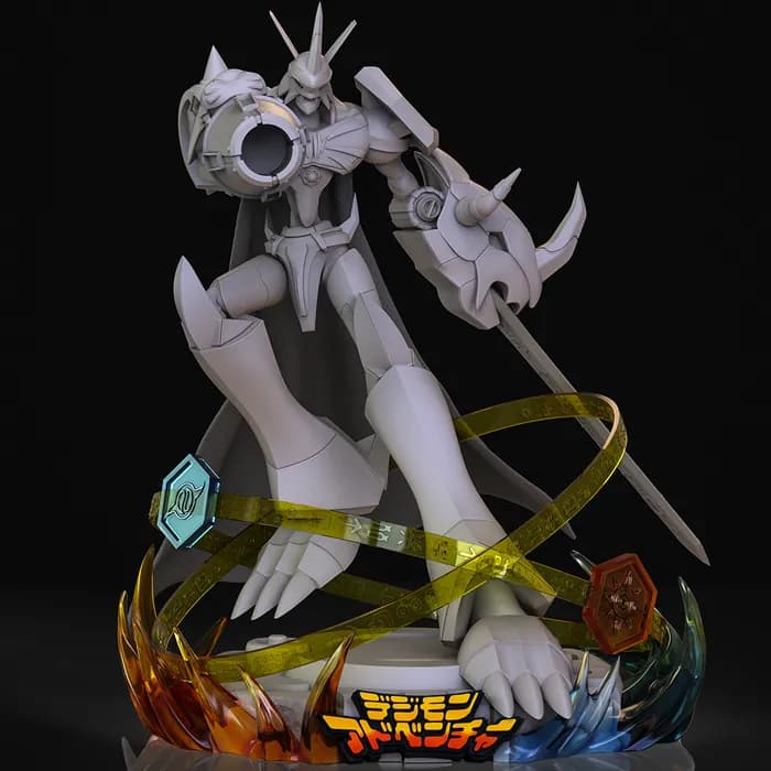 STL - omegamon lx ander render 2