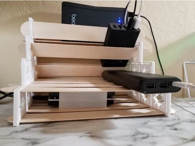 STL - Organizador de pinceles y herramientas de arte render 4