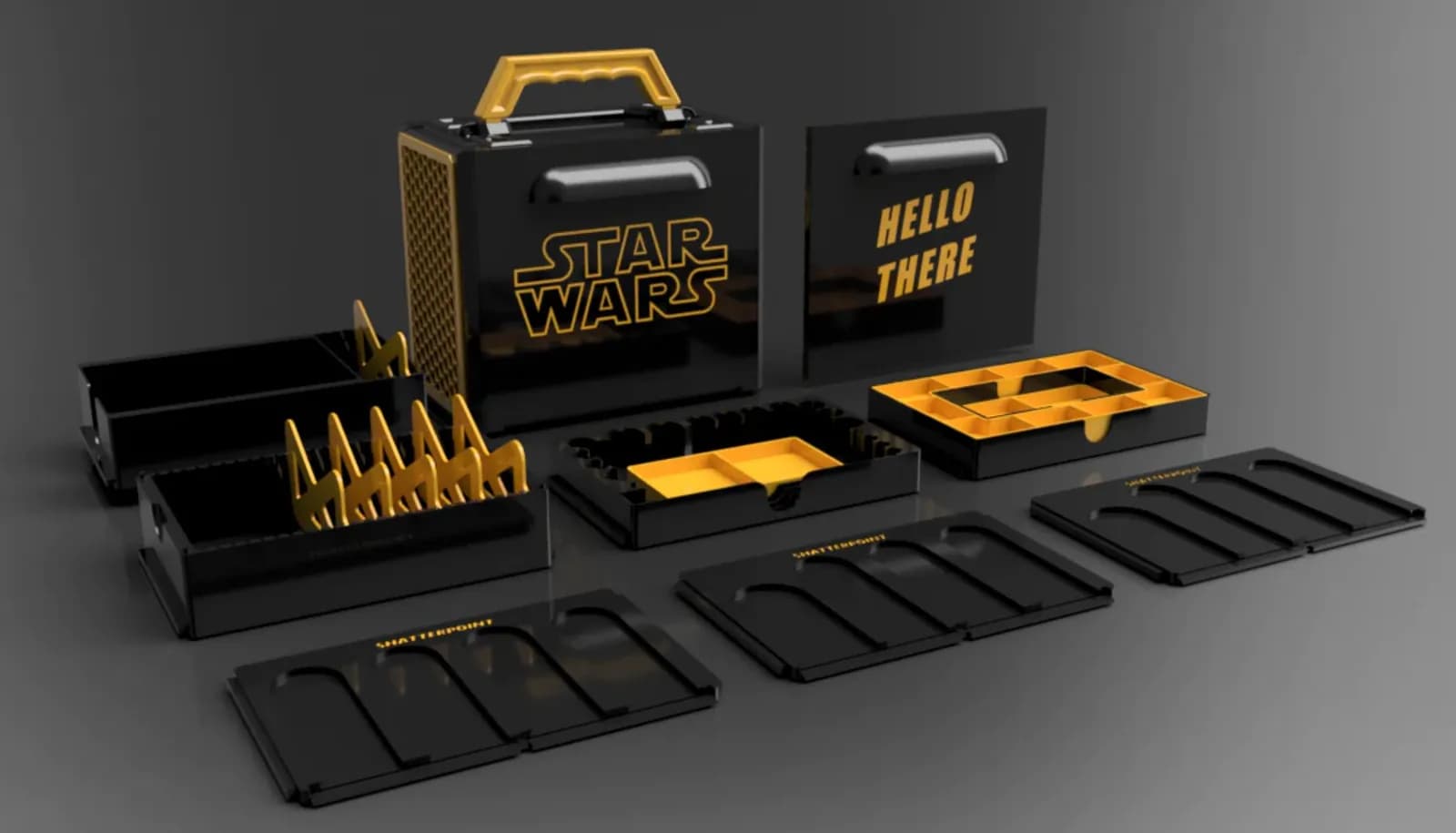 STL - Organizador Star Wars Shatterpoint render 1