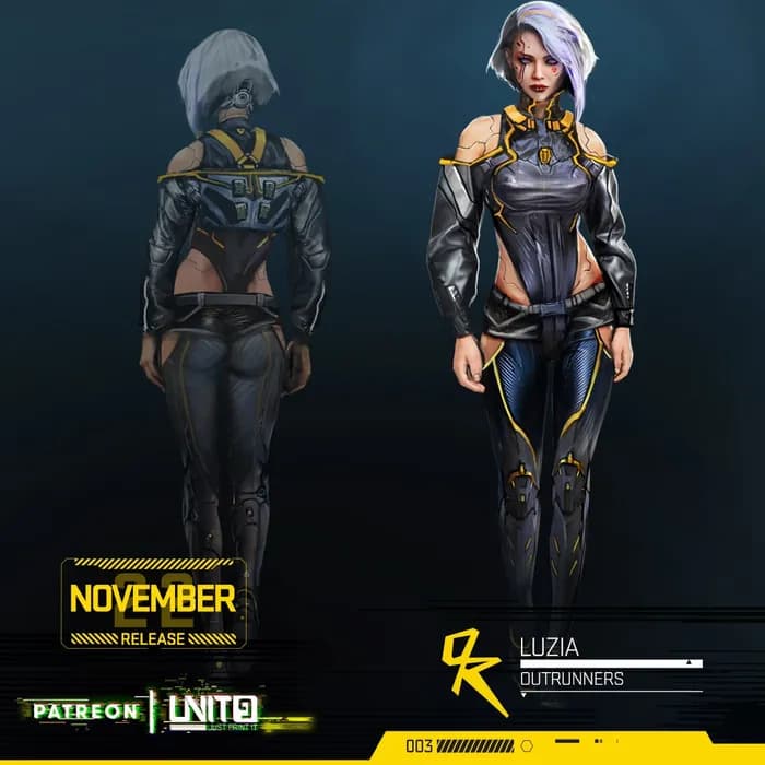 STL - outrunner luzia render 2