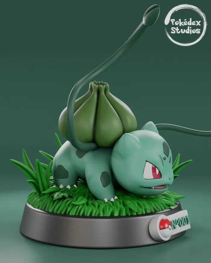 STL - Pack Figuras Pokémon Iniciales render 2