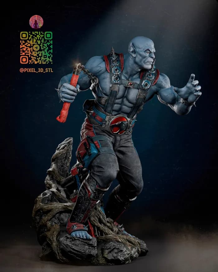 STL - Panthro de ThunderCats render 2