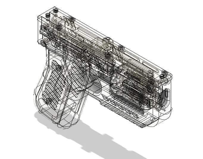 STL - Pg22 Maverick Printable Firearm 1.snapshot.8 render 3