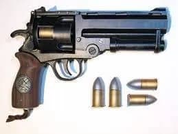 STL - Pistola del Buen Samaritano de Hellboy render 1