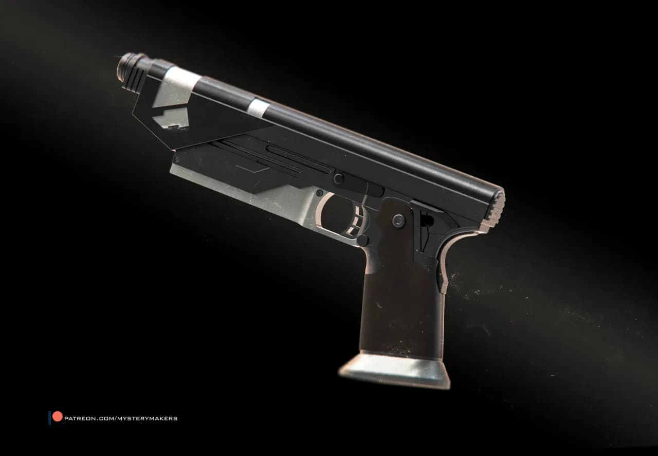 STL - Mystery Maker Westar blaster pistol