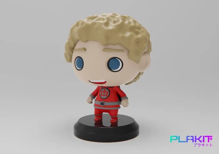 STL - plakit the greatest american hero render 2