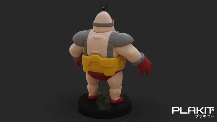 STL - plakit tmnt krang render 3