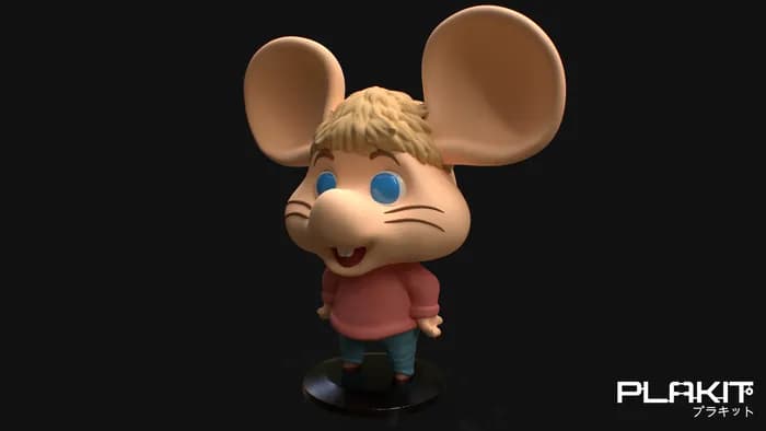 STL - plakit topogigio render 2