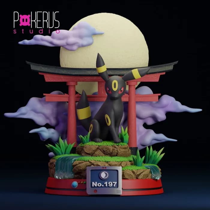 STL - pokerus studio umbreon (mythic tier) render 2