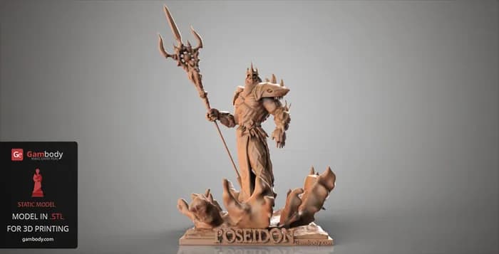 STL - poseidon stl file for 3d printing