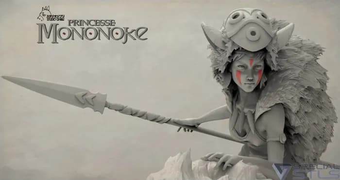STL - princess mononoke specialstls render 2