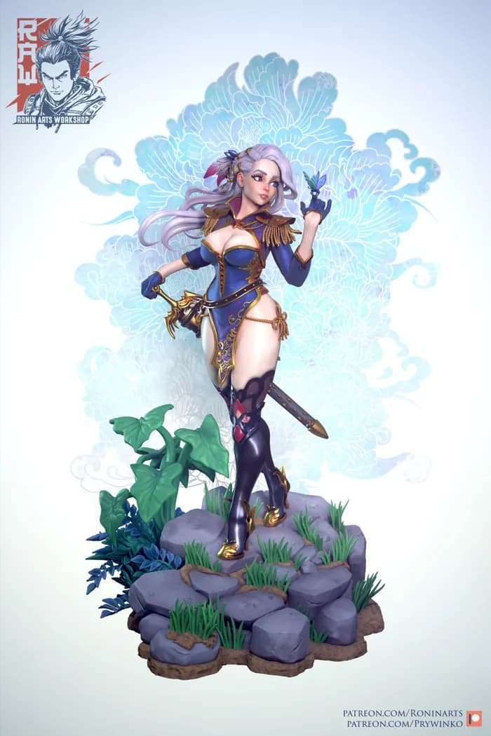 STL - prywinko's heilog 3d printable figure render 2