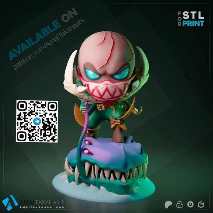 STL - pykechibi render 1