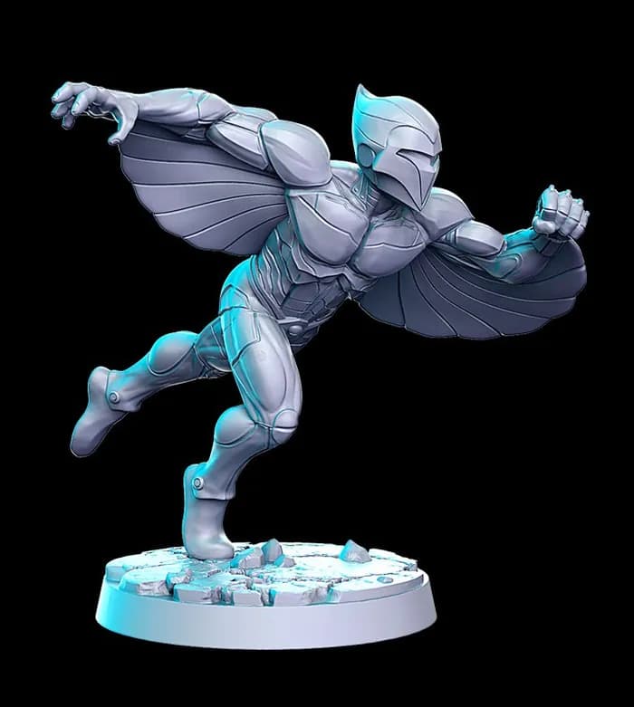 STL - Quicksilver Enforcer de Silverhawks render 1