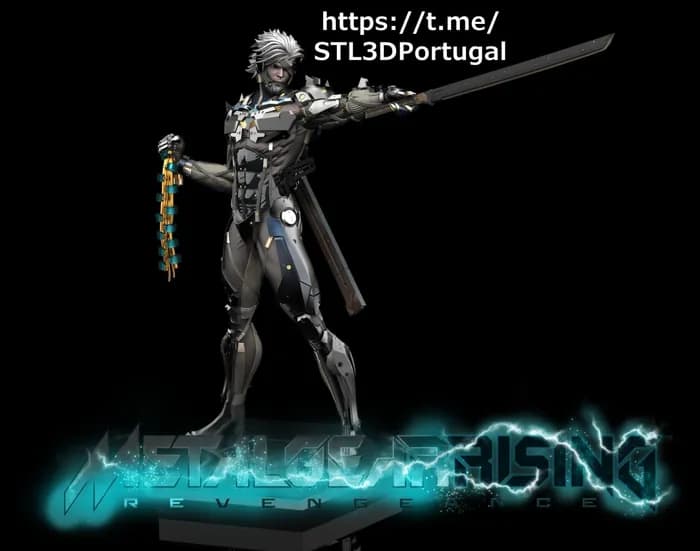 STL - raiden metal gear rising stl 3d portugal render 3