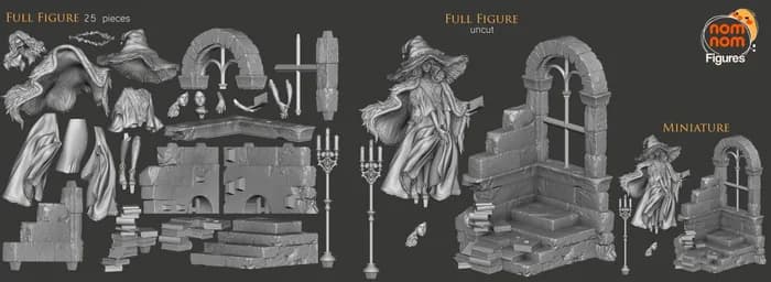 STL - ranni the witch elden ring part1 render 3