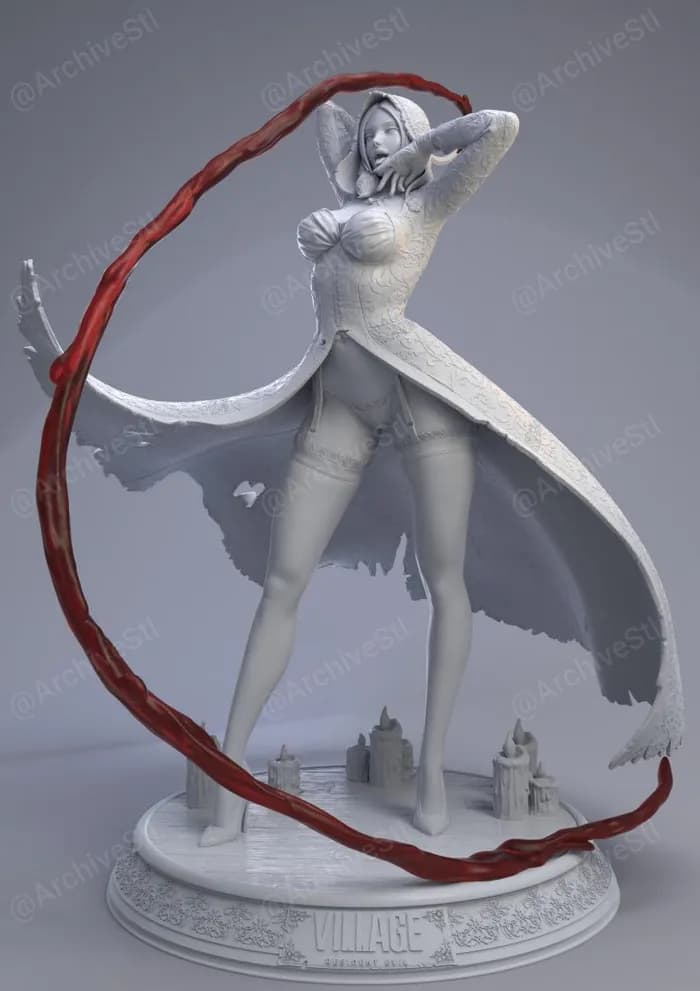 STL - re8 daniela render 3