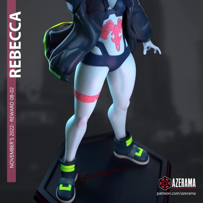 STL - rebecca azeramapatreon render 3