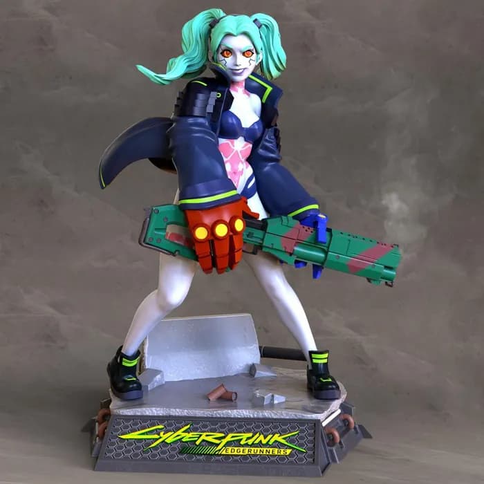 STL - rebecca cyberpunk edge runners (december release) render 3