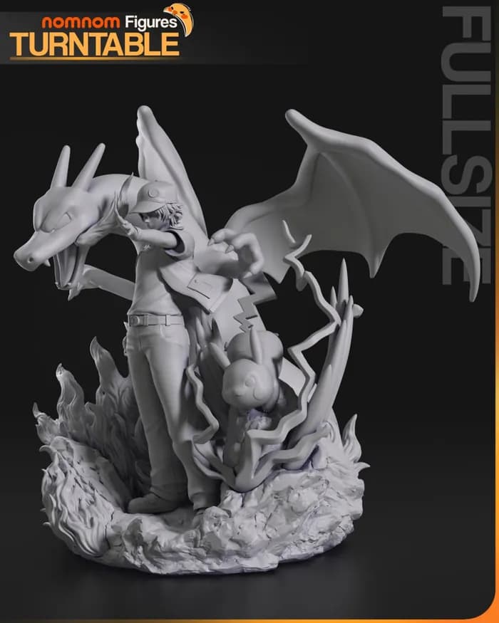 STL - red 178mm@hehestl render 3