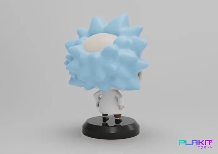 STL - rick & morty rick render 2