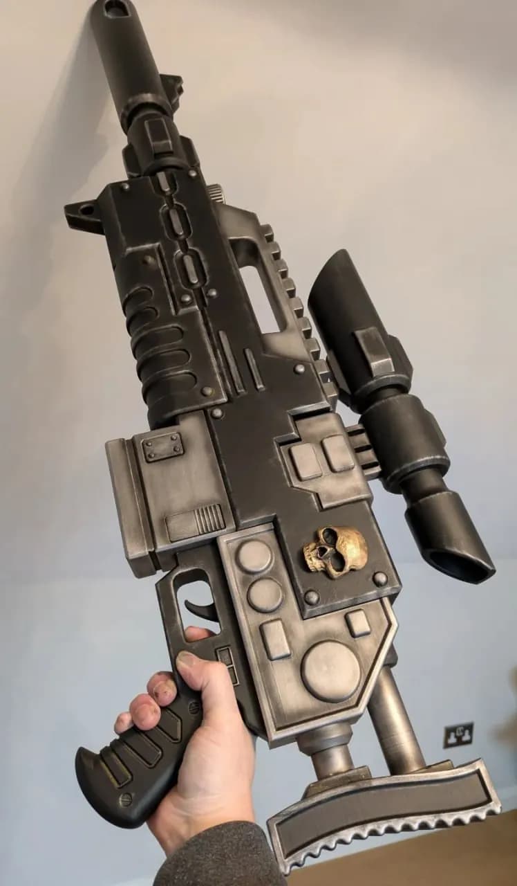 STL - Rifle de francotirador Eliminator de Warhammer 40,000 render 2