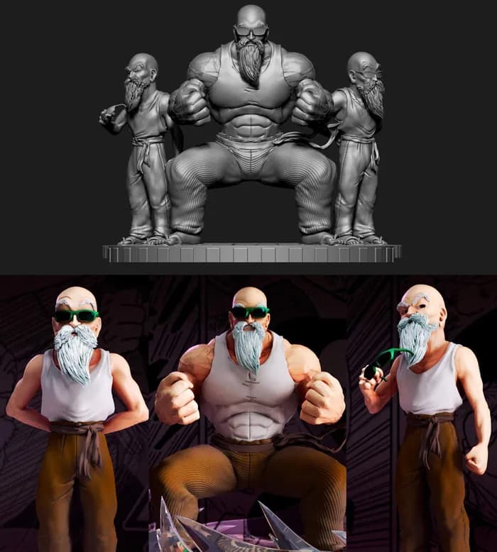 STL - roshi variable render 2