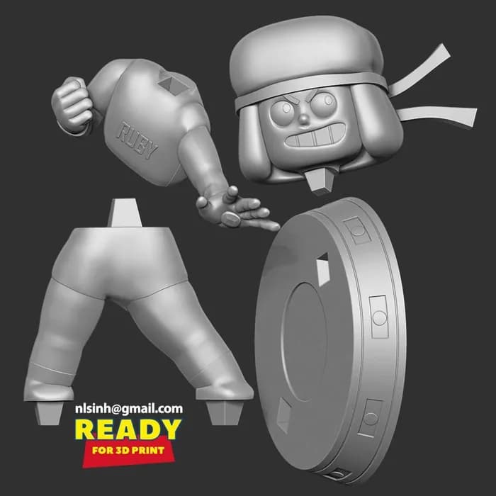 STL - ruby steven universe render 2