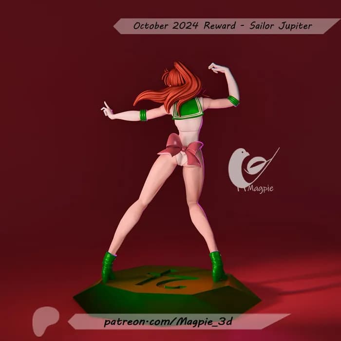 STL - sailor jupiter render 4