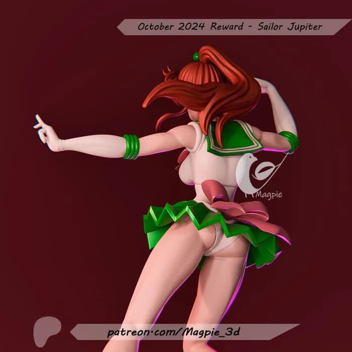 STL - sailor jupiter render 5