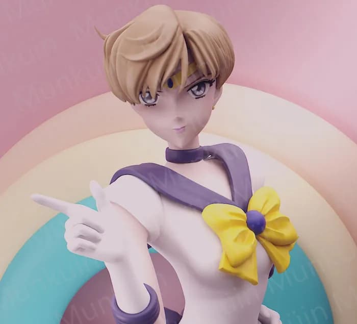 STL - sailor uranus fan art render 2