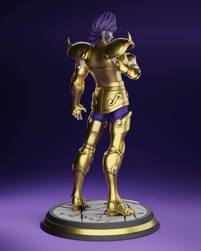 STL - saint seiya lost canvas el cid de capricornio render 3