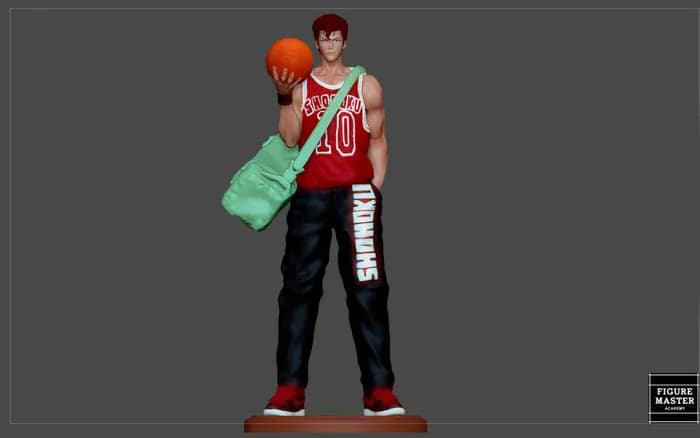STL - Sakuragi Hanamichi figura de baloncesto render 2
