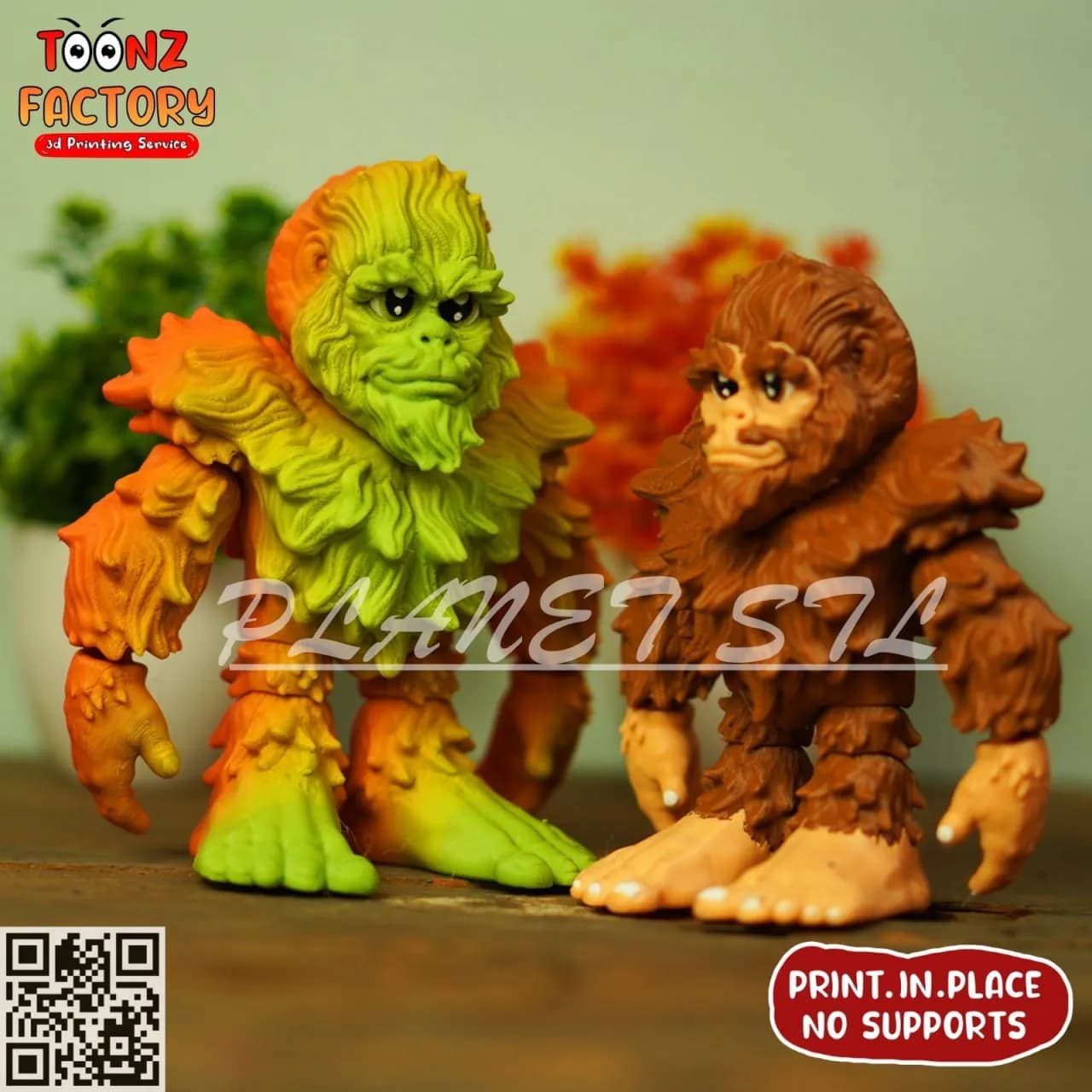STL - Sasquatch Articulado render 1