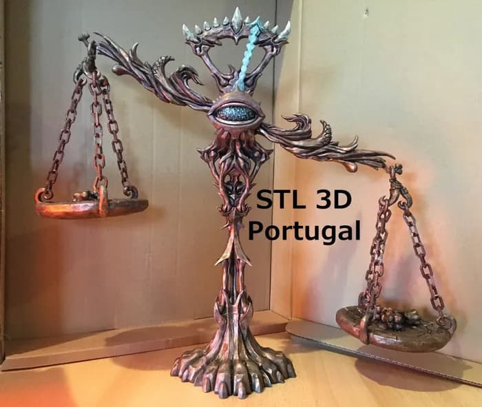 STL - scale of inscryption stl 3d portugal render 1