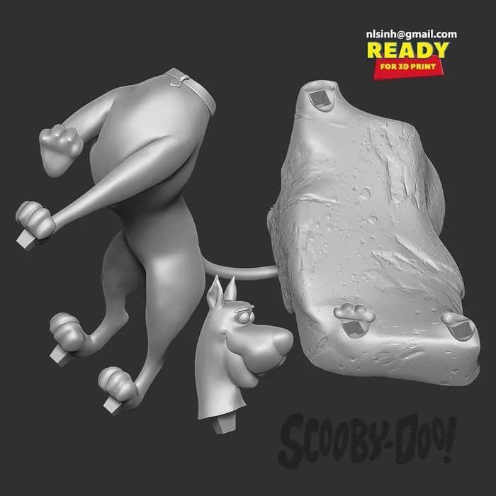 STL - scooby doo render 2