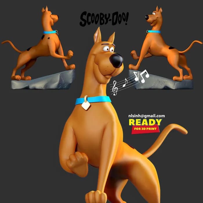 STL - scooby doo render 3