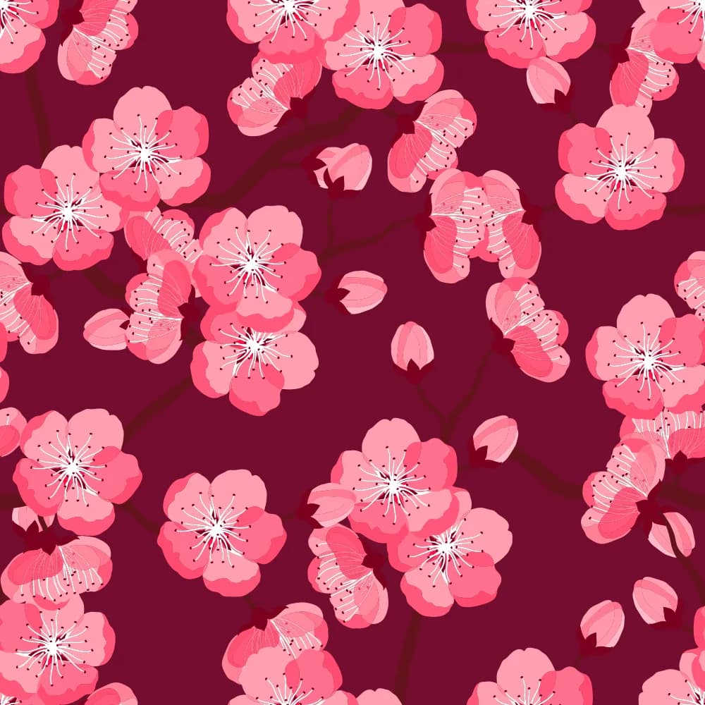 STL - Sedas Orientales de Flor de Cerezo render 5