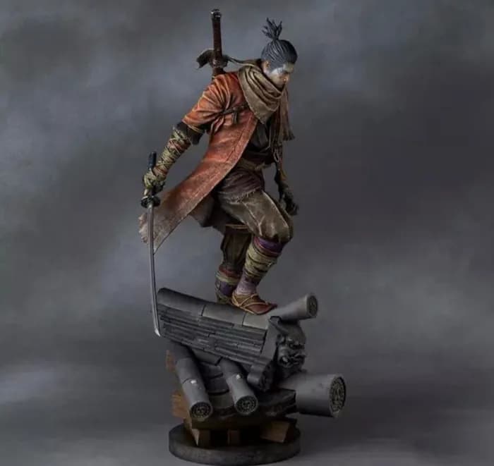 STL - sekiro shadows die twice wolf render 1