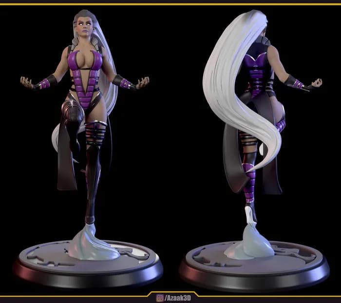 STL - sindel figure render 2
