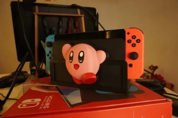 STL - Kirby Nintendo Switch Holder