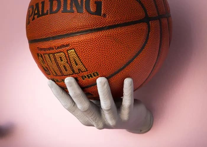 STL - Soporte de mano para baloncesto NBA render 1