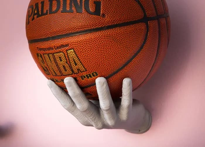 STL - Soporte de mano para baloncesto NBA render 2