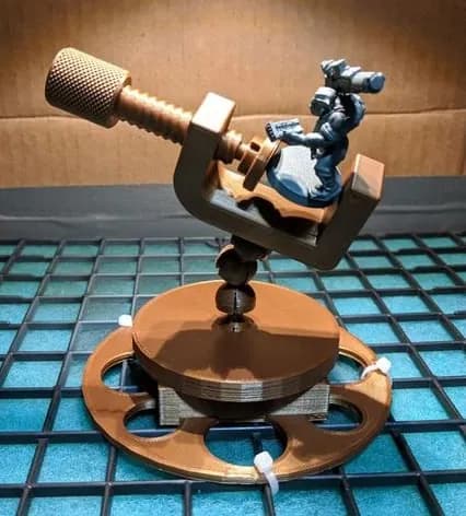 STL - Positionable mini painting stand