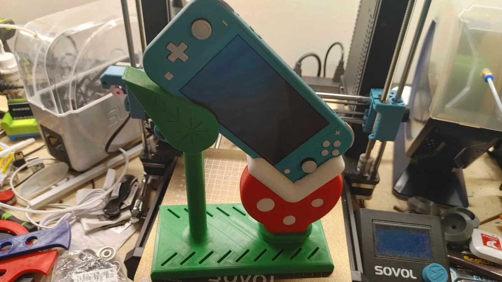 STL - Nintendo Switch Piranha Plant Stand