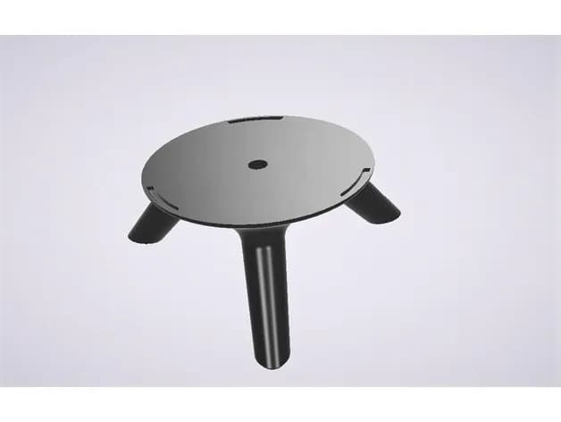 STL - Soporte para altavoz Alexa Echo Dot render 2