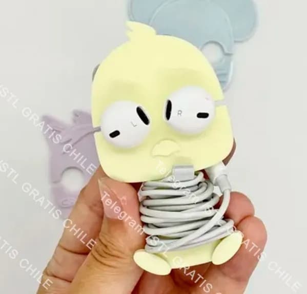 STL - Cartoon character headphone holder