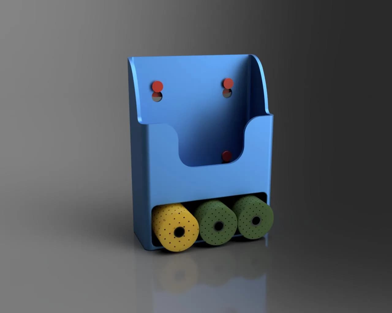 STL - Soporte para Cuchara de Arenero para Gatos render 5