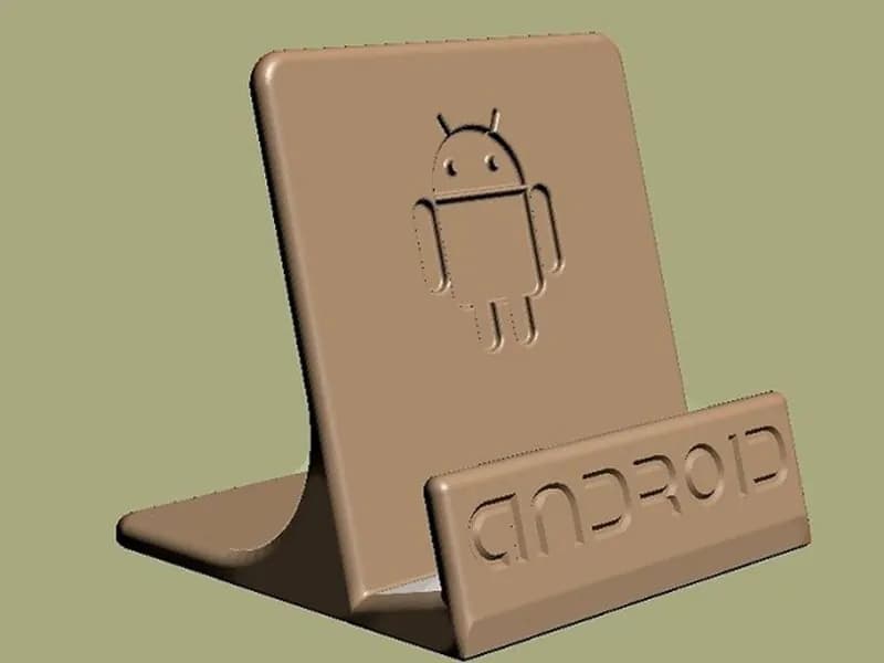 STL - Soporte para teléfono Android render 2