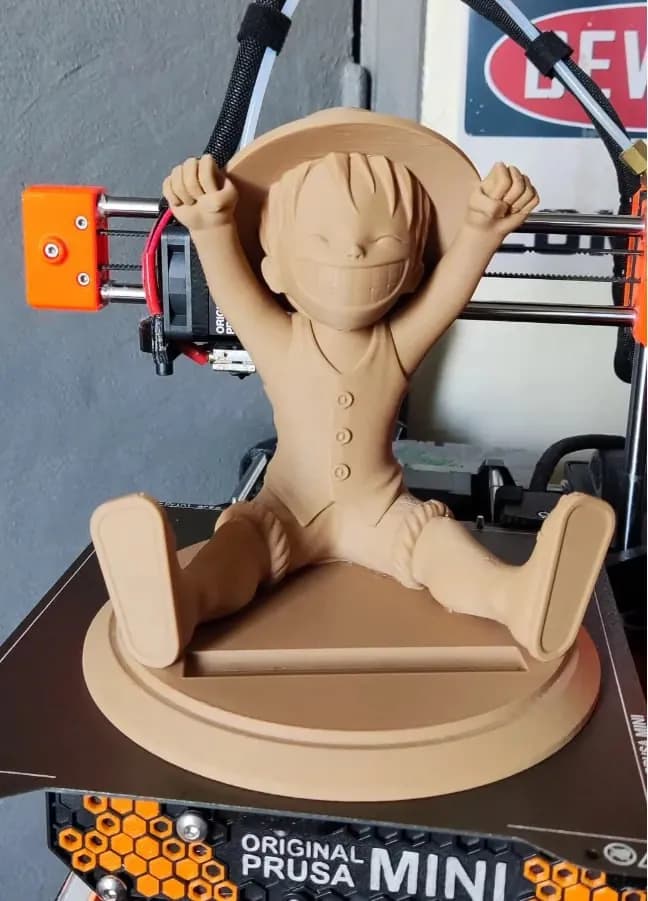 STL - Soporte para teléfono de Luffy Bebé